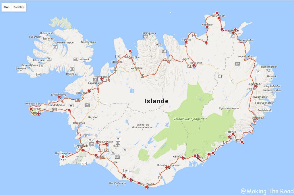 exemple road trip islande